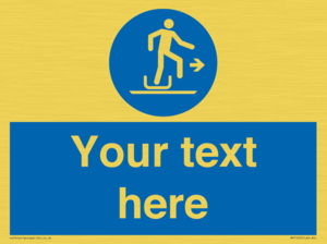 Custom Alighting from a toboggan to the right